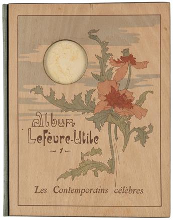 (ART NOUVEAU.) La Maison Lefèvre-Utile. Les Contemporains Célèbres. Album Lefevre-Utile.
